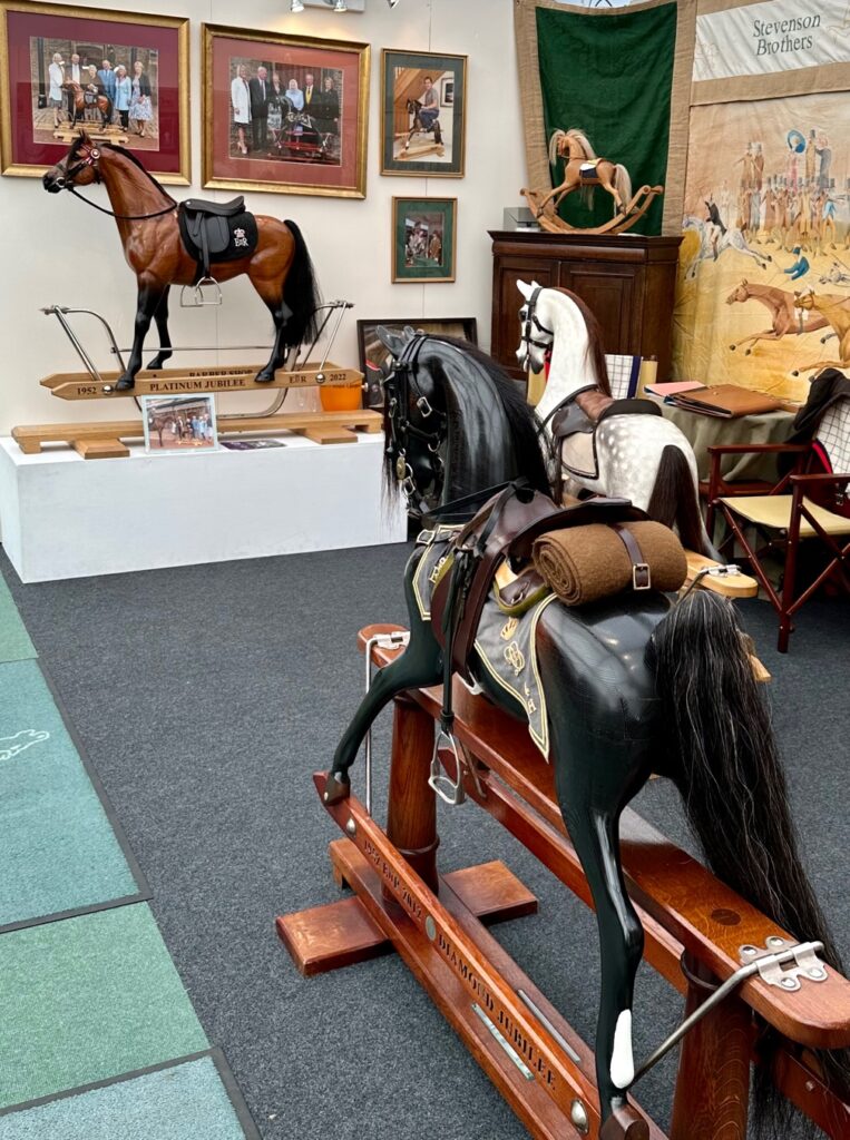 Rocking horses at the Cheltenham Festival Shopping Village