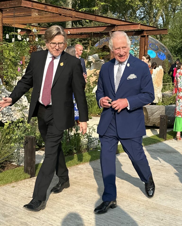 King Charles at the RHS Chelsea Flower Show 2023