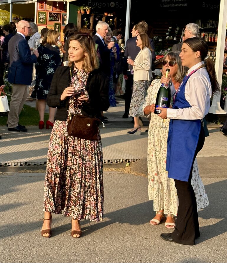 Jenna Coleman at Chelsea Flower Show Gala