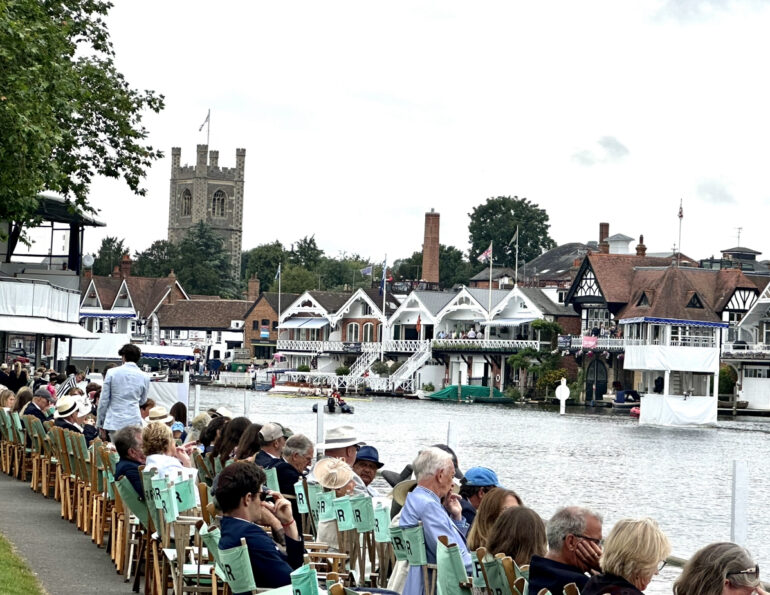 A view of the river at Henley Royal Regatta 2023