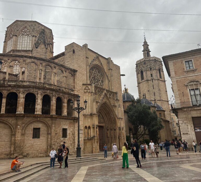 When to do in Valencia when it rains: You can escape the beach and visit the Old Town