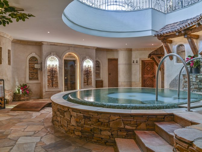 The spa at the Hotel Jagdhof