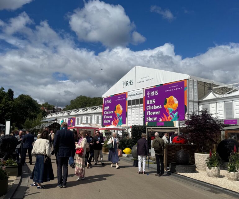 Entrance to the RHS Chelsea Flower Show 2026